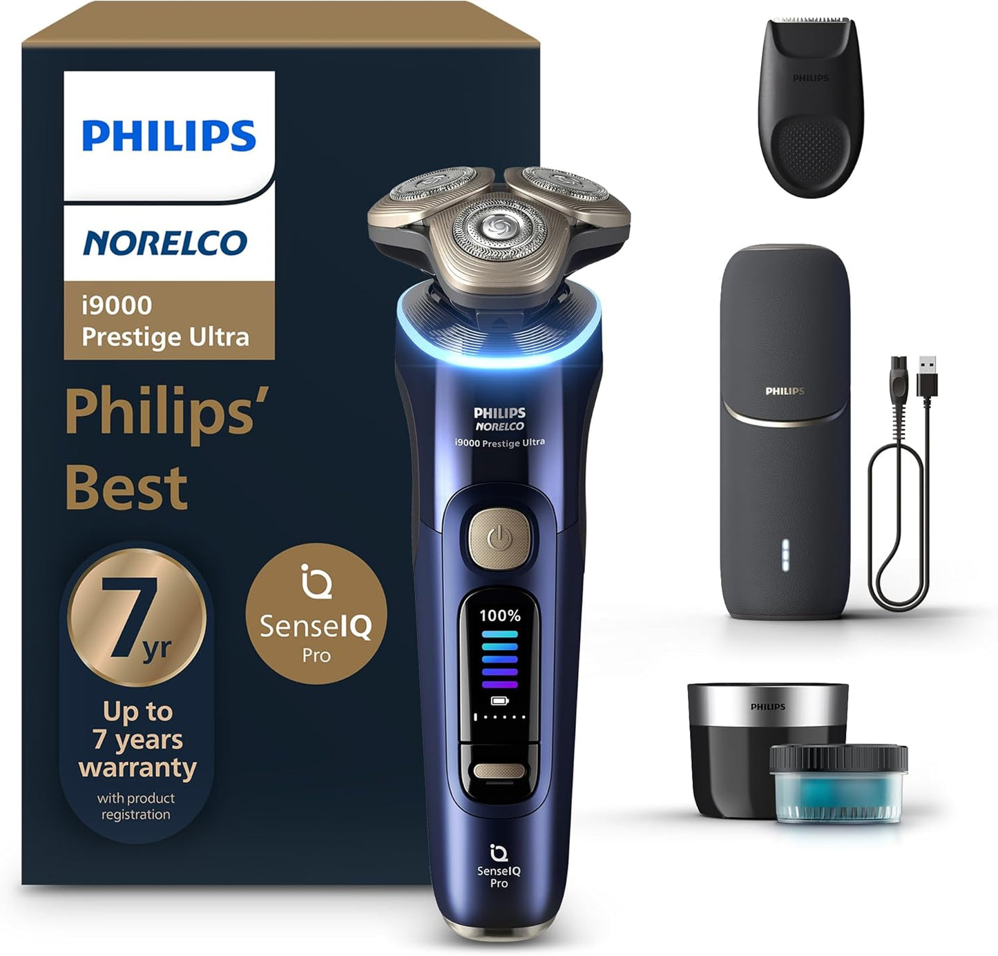 Philips Norelco Shaver i9000 Prestige Ultra for Ultimate Shaving