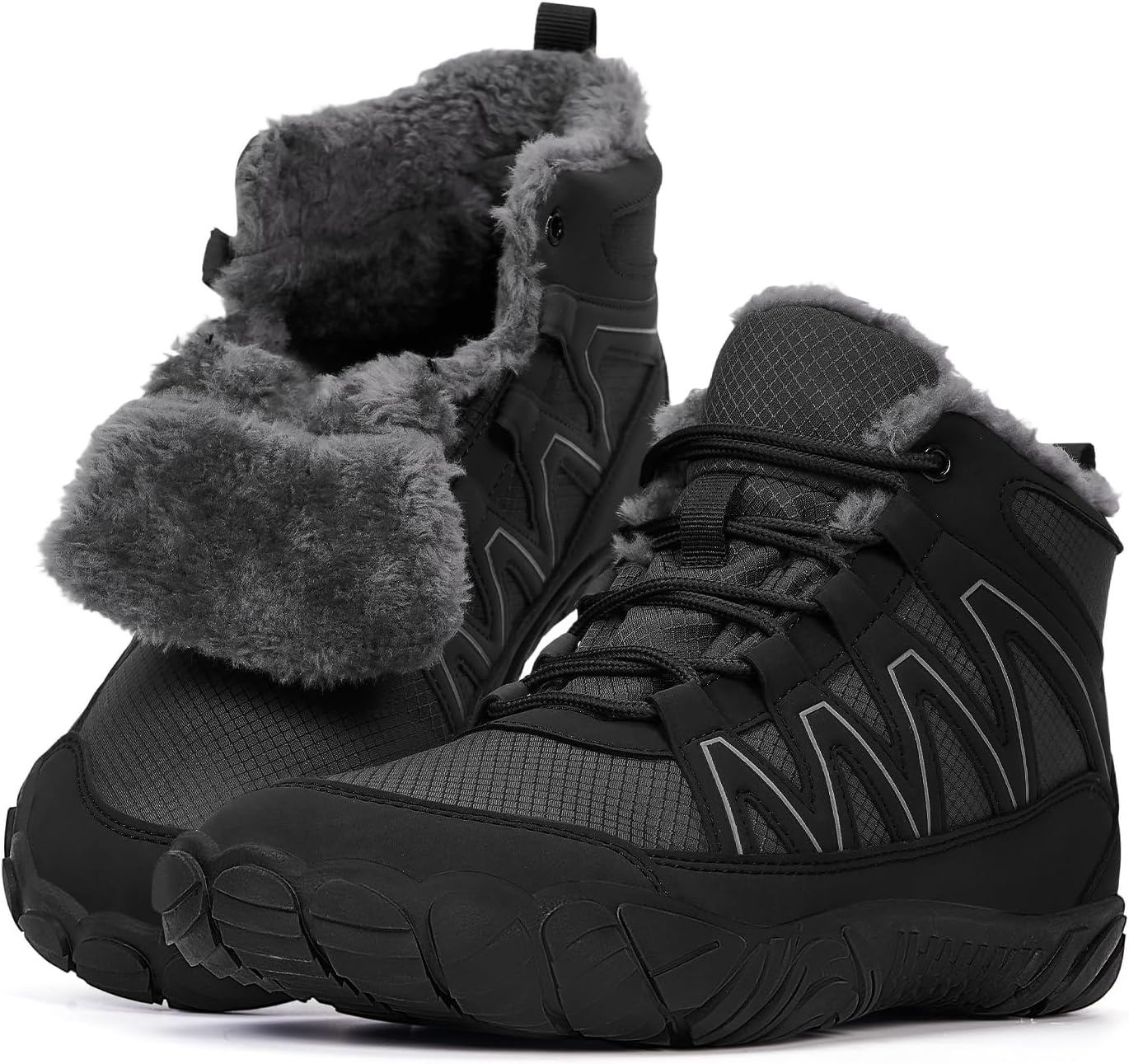 Winter Footwear Barefoot Shoes for Men and Women - Warm Boots
