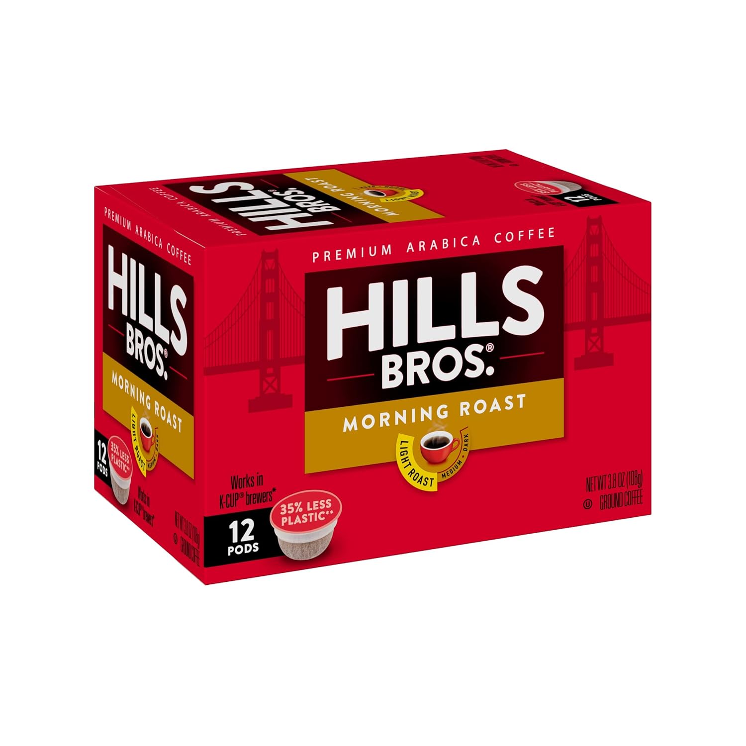 Hills Bros Morning Roast Pods - Smooth Flavor