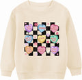 Love Print Kids Sweatshirts - Cozy Hearts Design!
