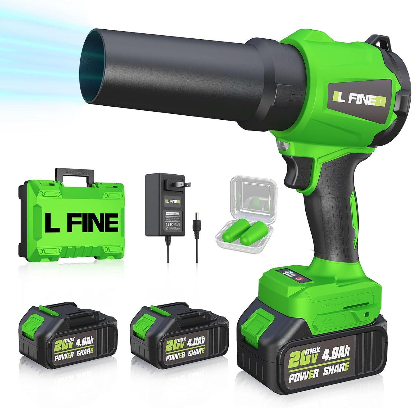 Leaf Blower Cordless - Lightweight Electric Handheld Blower