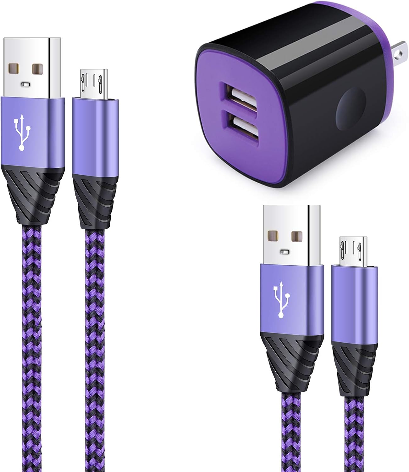 Dual USB Wall Charger for Samsung Galaxy - Fast Charging