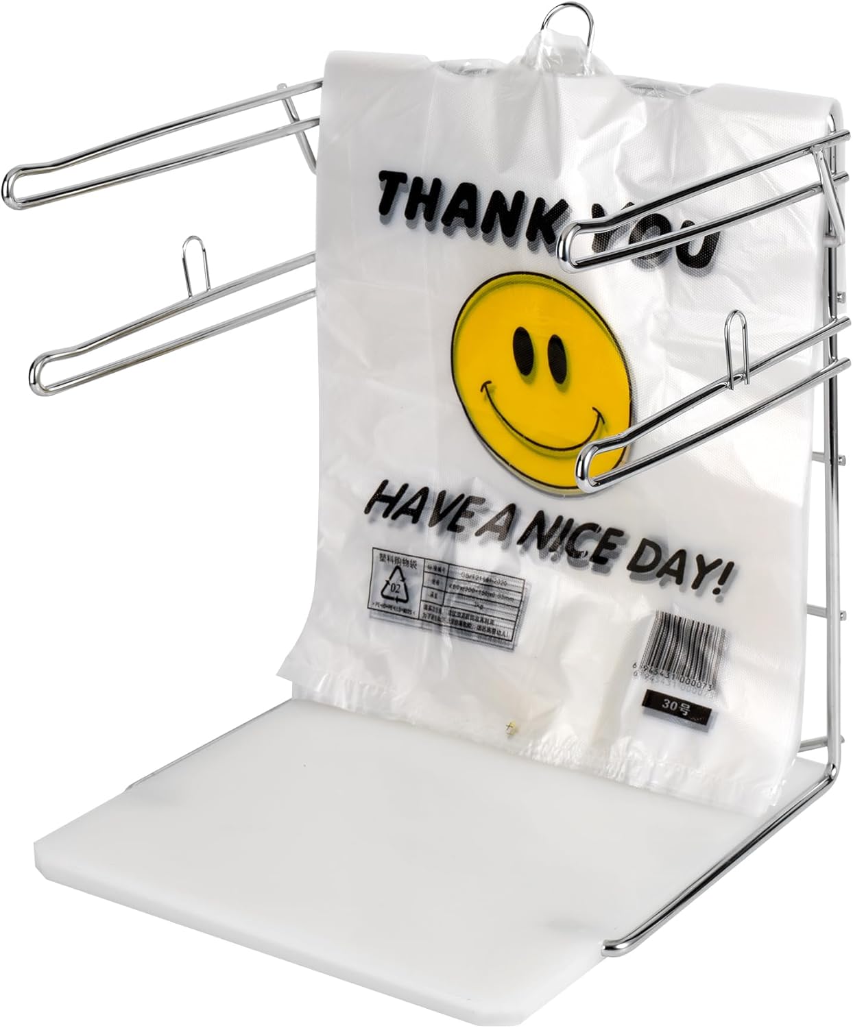 Grocery Bag Holder Stand for Plastic Bags - Organize with Ease