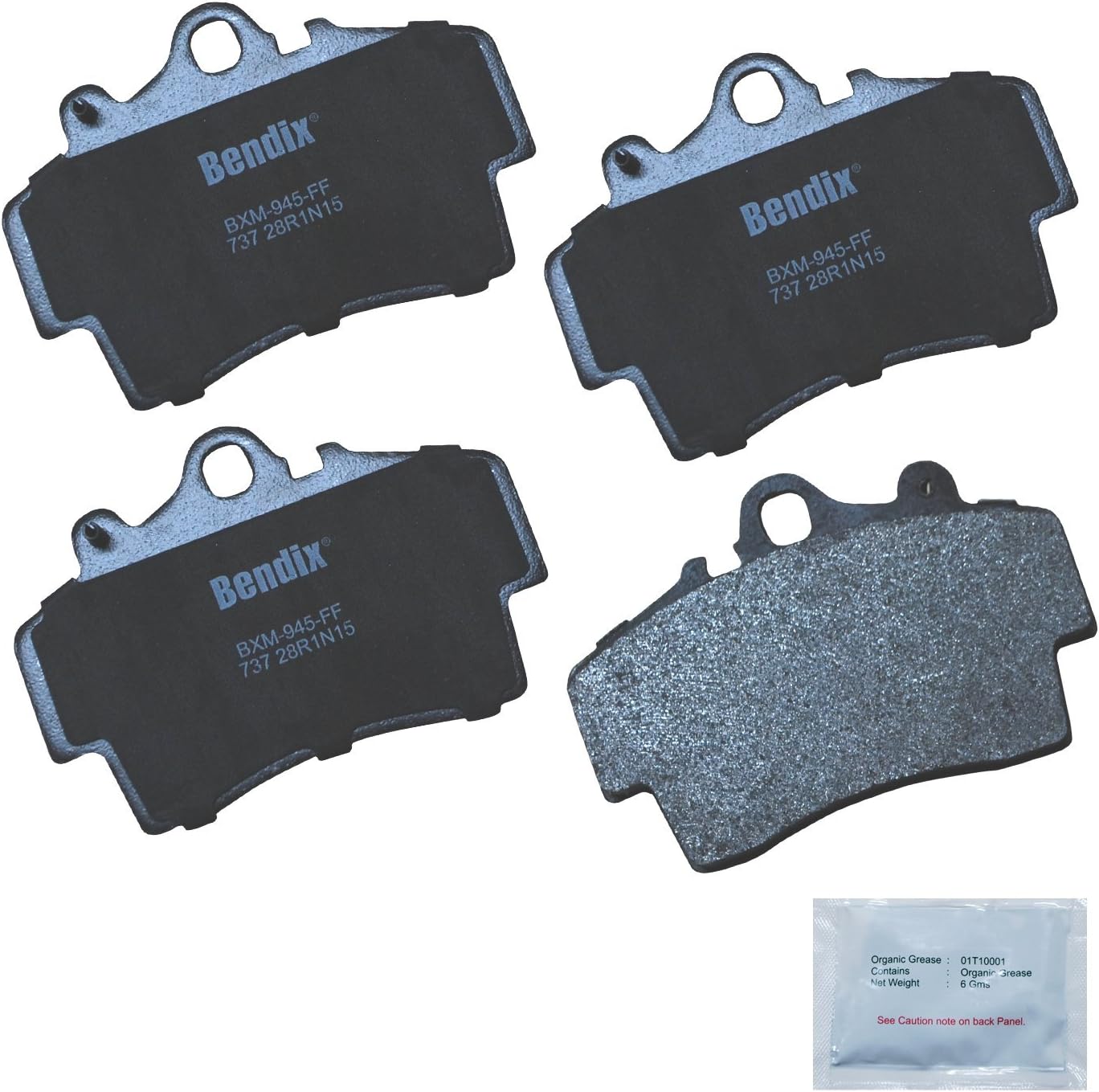 Bendix Priority1 CFM737 Semi-Metallic Brake Pads for Porsche