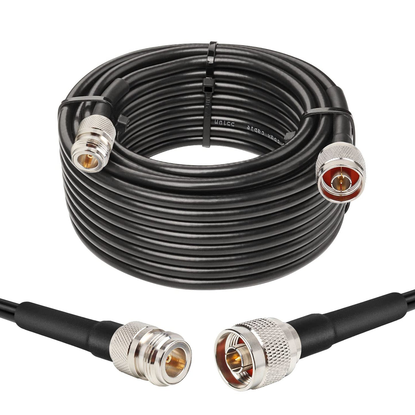 35ft N Male to N Female Cable for WiFi and Ham Radio Use