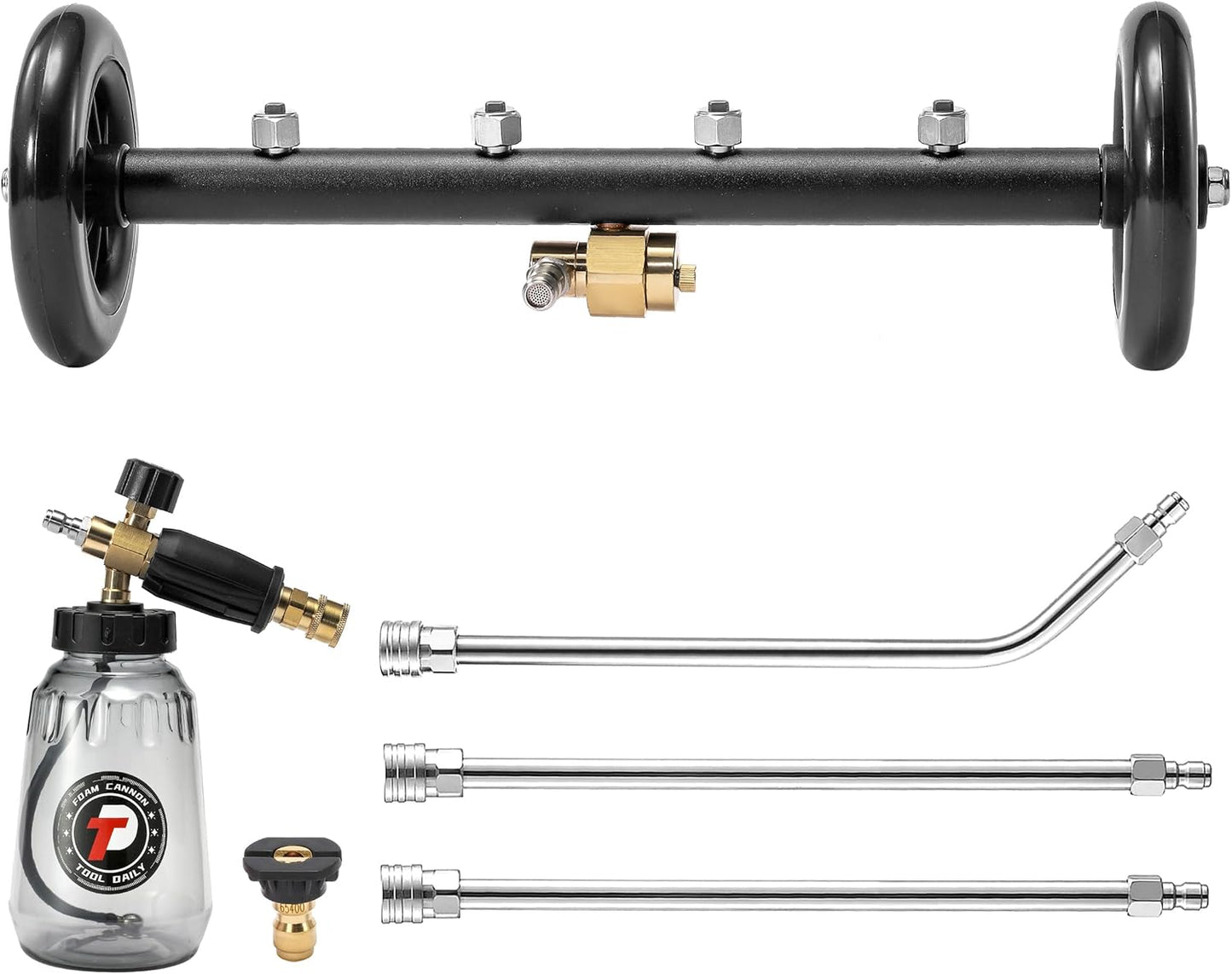 Tool Daily Undercarriage Pressure Washer Attachment for Deep Clean