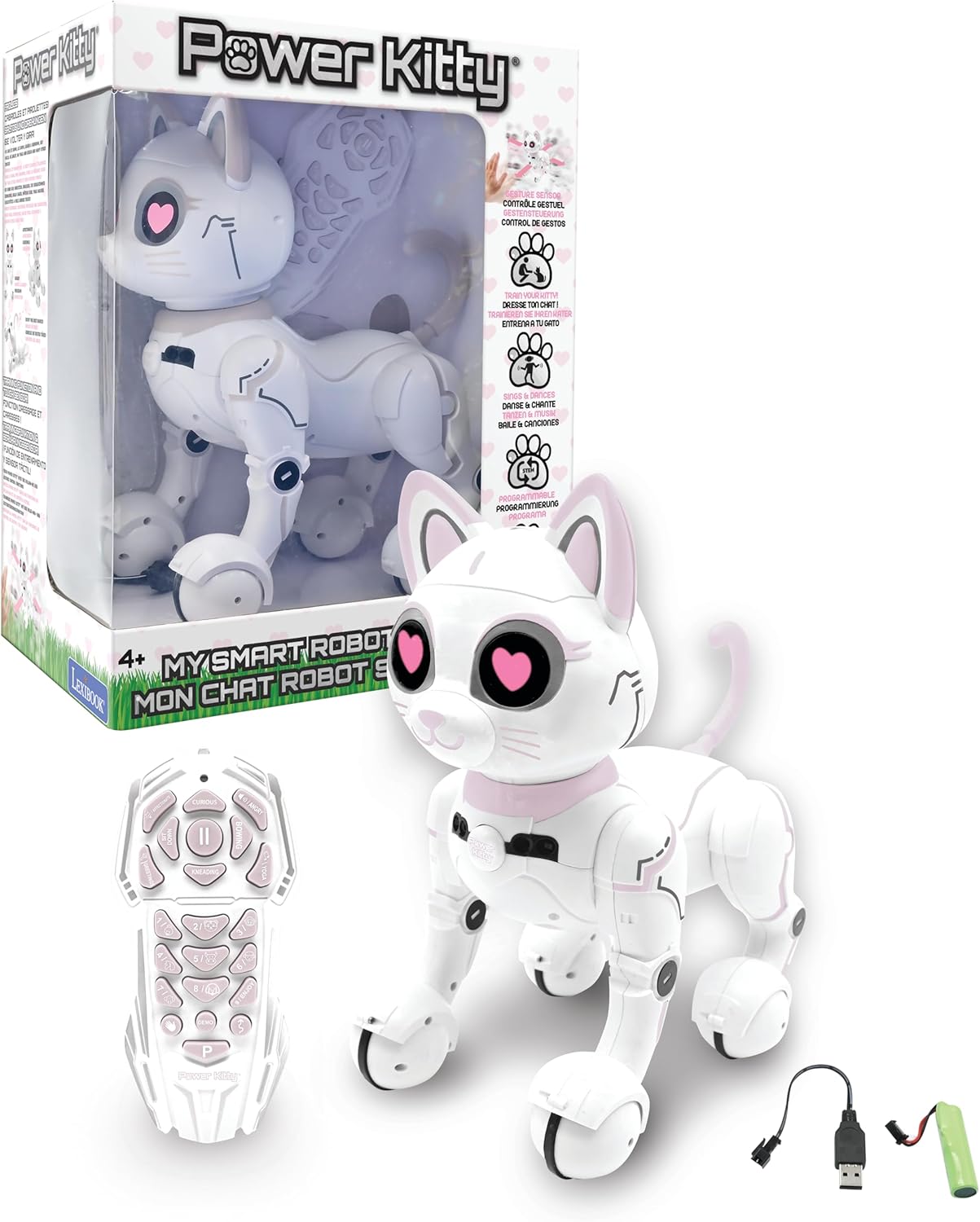 Programmable Smart Robot Cat | Remote Control, Light & Sound