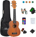 21 in Soprano Ukulele Beginner Mahogany Kit - Complete Starter Set