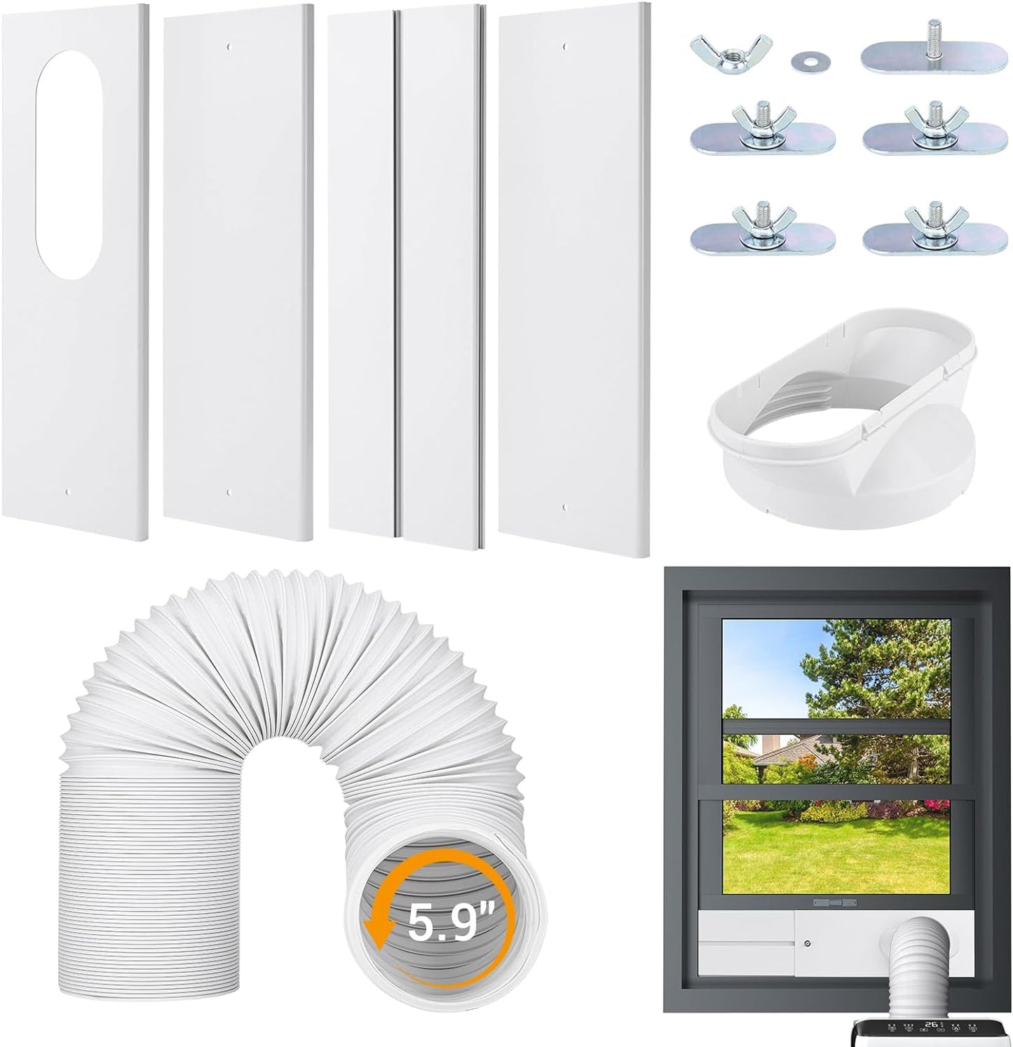 Mrrihand Upgraded Portable AC Vent Kit