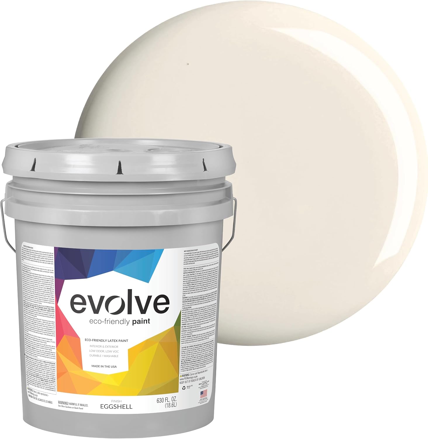 EVOLVE Paint & Primer: Eco-Friendly Low Sheen for All Surfaces