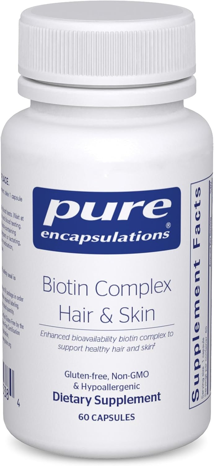Biotin Complex for Healthy Hair and Skin Support - 60 Capsules