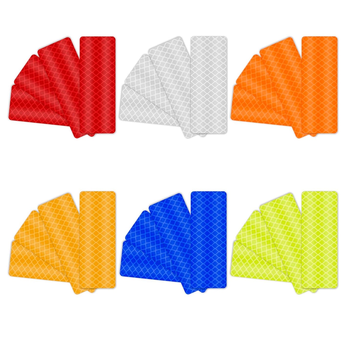 24pc Reflective Stickers Set for Safety Outdoor Activities