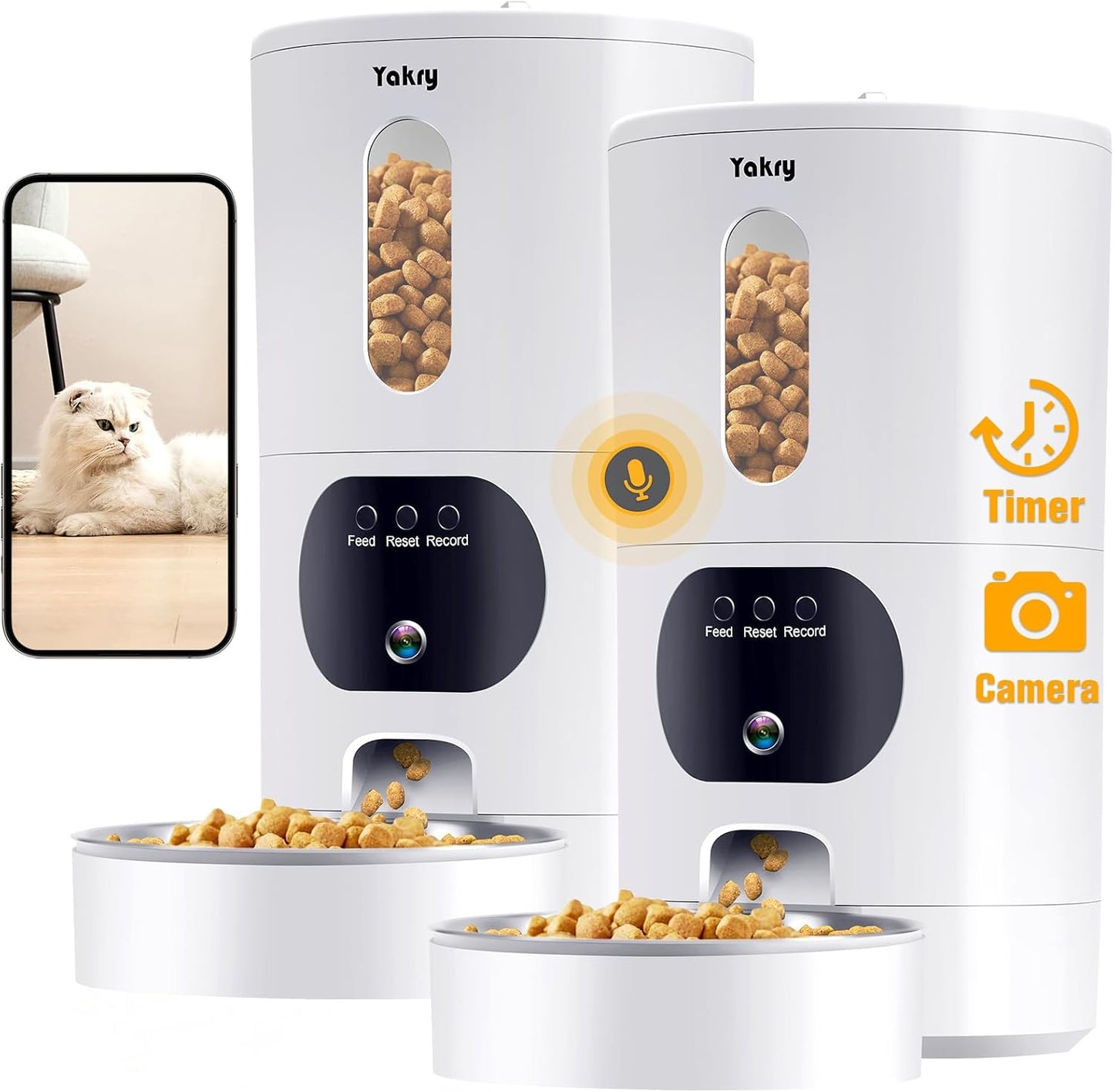 Automatic Cat Feeder with Camera for Smart Pet Care Solutions