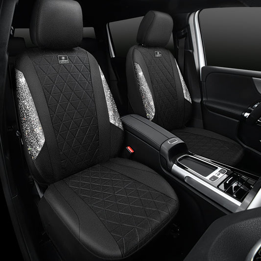 Bling Diamond Car Seat Covers for Women - Stylish and Durable