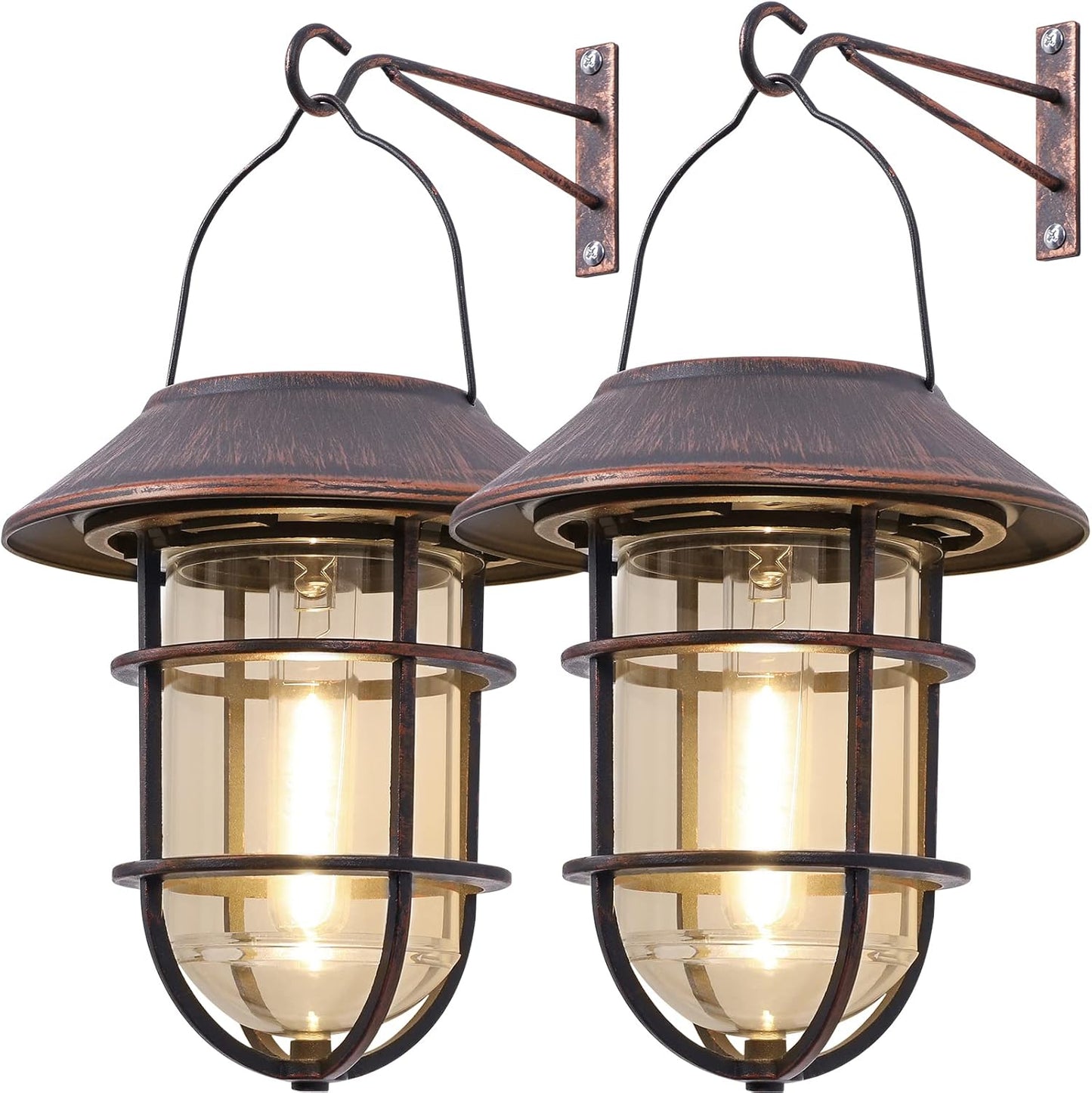 Upgrade Hanging Solar Outdoor Lights for Garden and Patio Decor