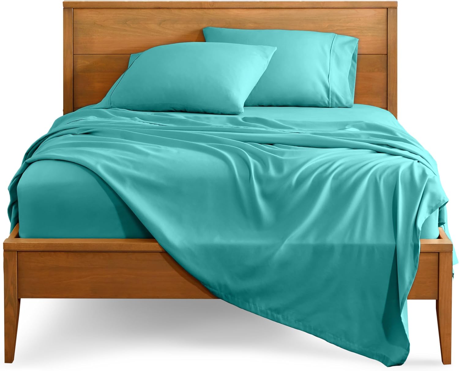 Ultra-Soft Twin XL Sheet Set for College Dorms - Turquoise