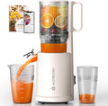 Slow Cold Press Juicer Machine - Wide 5.4ft Chute for Whole Fruits