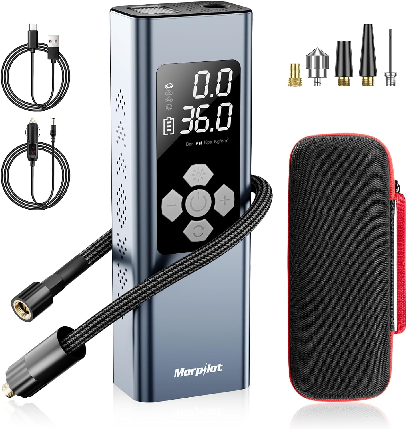 Faster Inflation: Morpilot Portable Tire Inflator