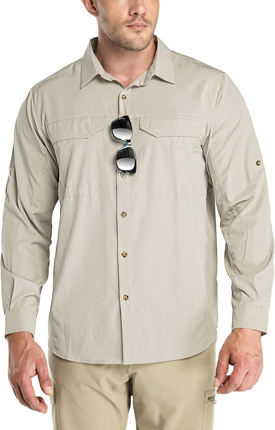 Sun-Protective Hiking Shirt for Men