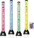 4FT Sensory LED Water Bubble Fish Tube Floor Lamp - Calming Color