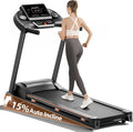 Treadmills for Home with 0-15% Auto Incline - Folding Running