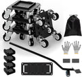 Furniture Dolly 5 Wheels Heavy Duty with Removable Side Guards - 3307