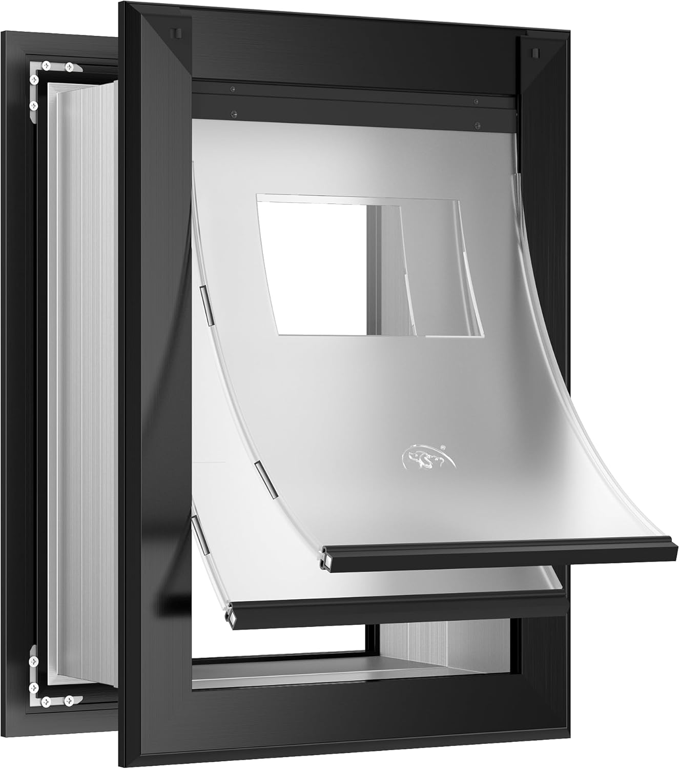 Extra Large Dog Door for Wall - Heavy Duty Aluminum Frame