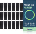 Ceiling Fan Air Filter Activated Charcoal Pads - Easy Peel-and-Stick