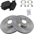 TRQ Front Brake Pad & Rotor Kit for 1999-2001 Lexus RX300 - Direct Fit