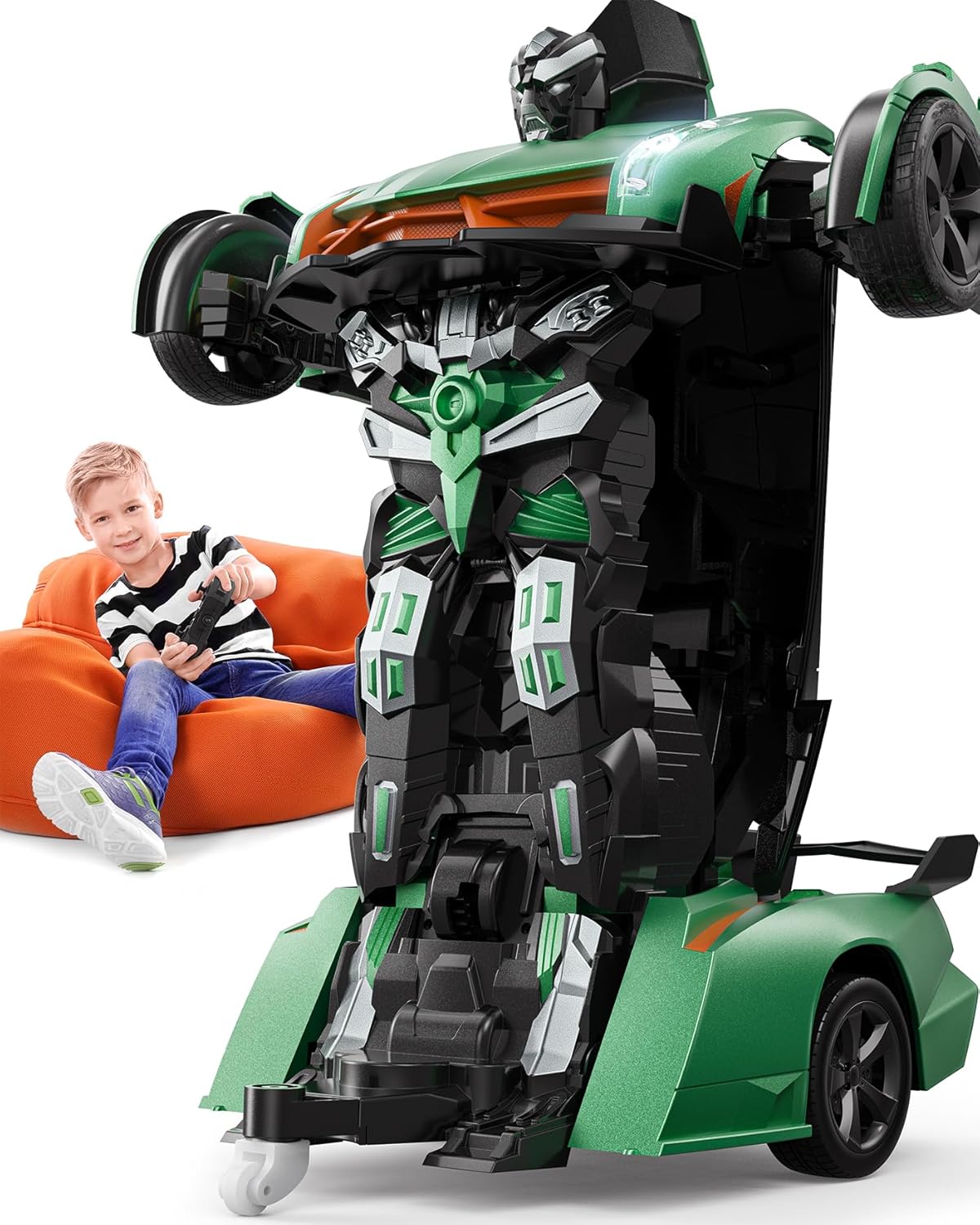 V992 Transform Remote Control Car - 2-in-1 Robot Toy for Kids