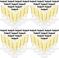 CHENGU 150 Pcs 5 oz Plastic Champagne Flutes - Party Ready Disposable