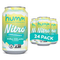 Humm Nitro Kombucha Pina Colada - Creamy Nitrogen Infused Probiotic