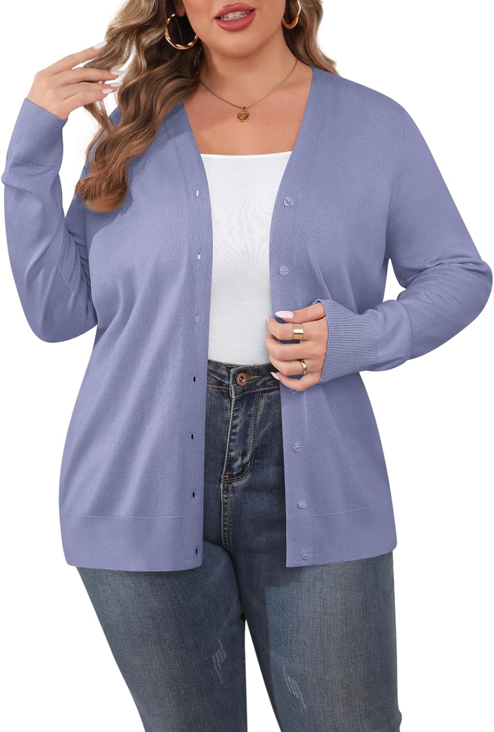 Plus Size Cardigan for Women by TIANZHU - Comfy & Stylish