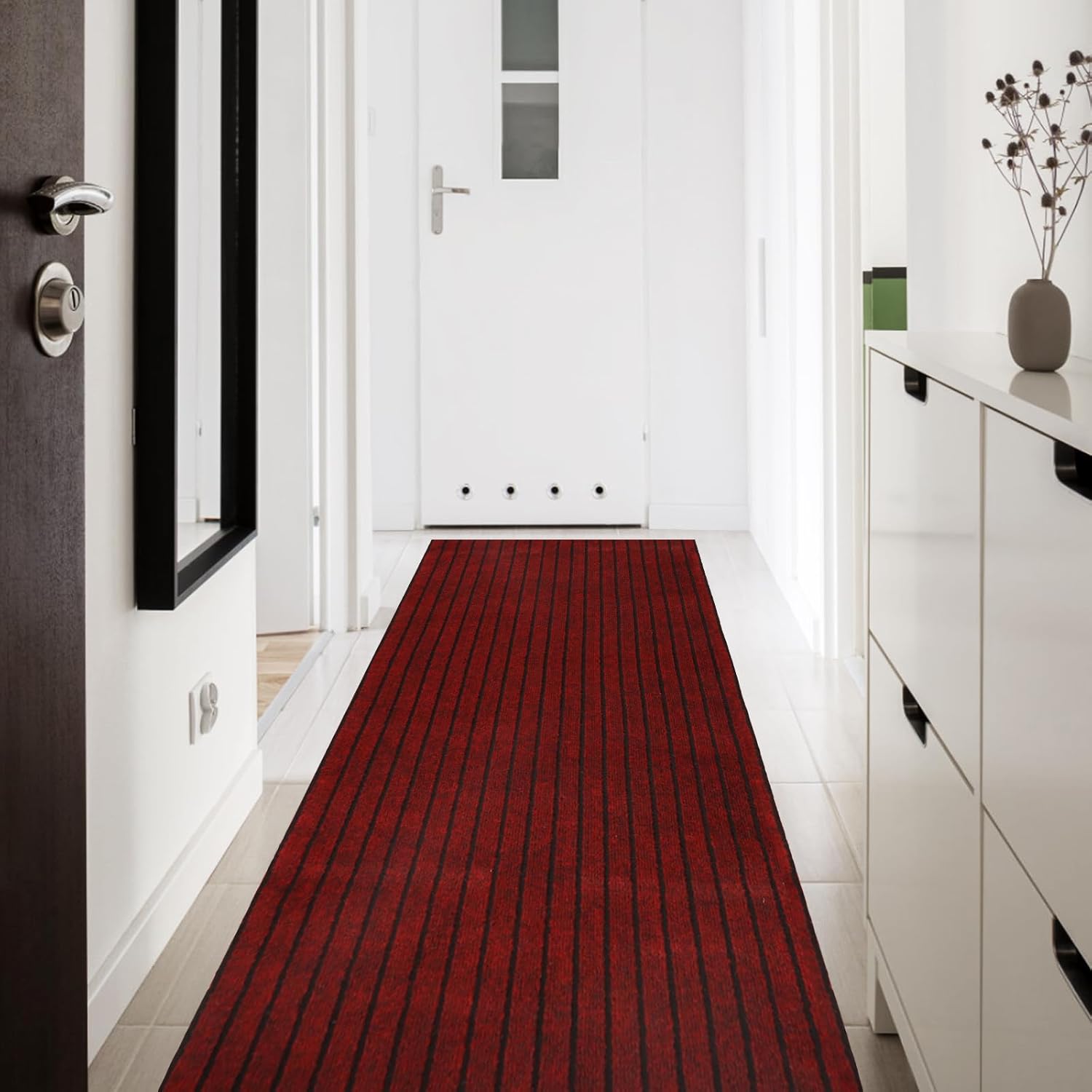 Custom Size Runner Rug with Non-Slip Backing for Any Space