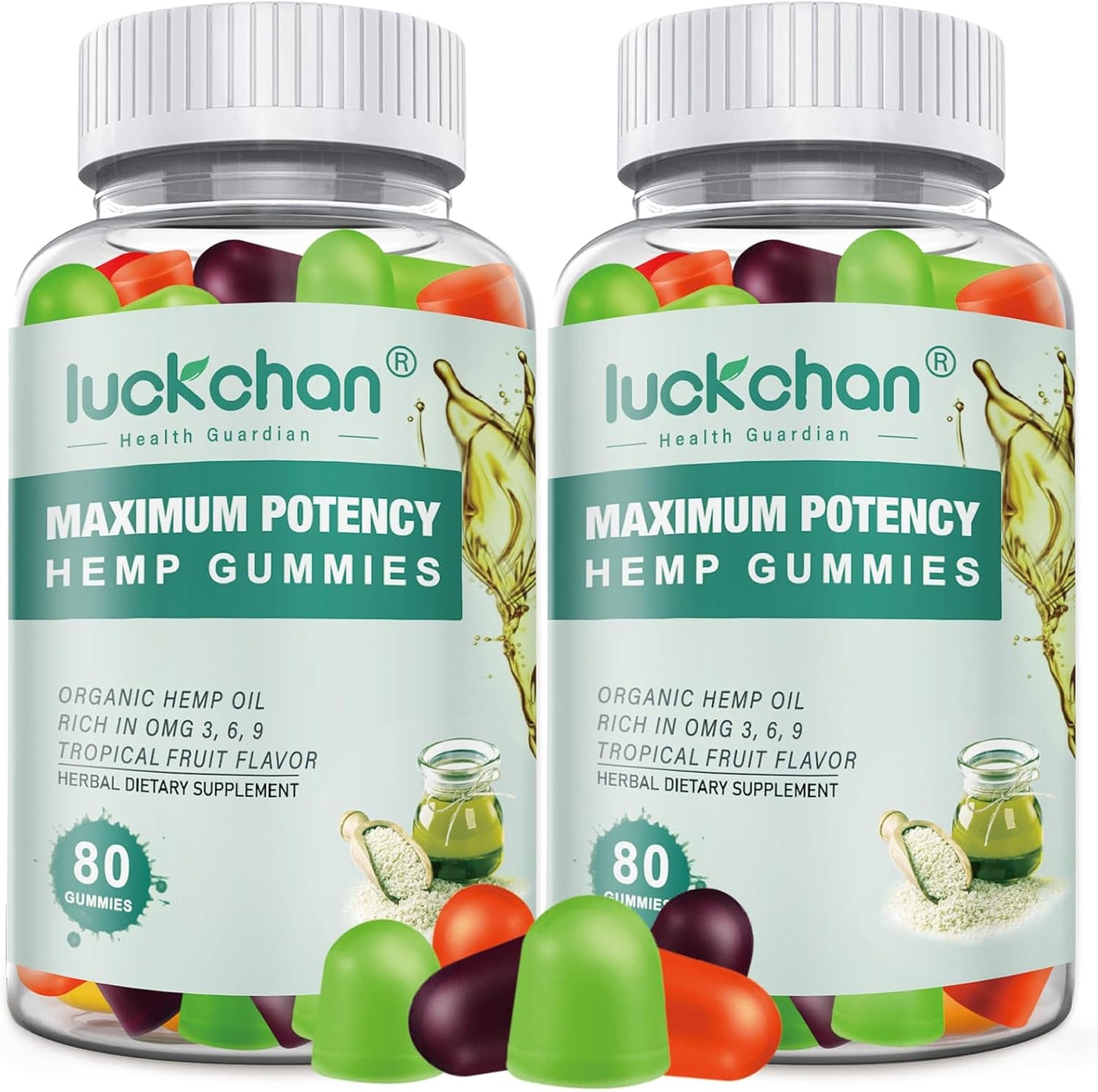 High Potency Hemp Gummies - Organic Extra Strength Gummies