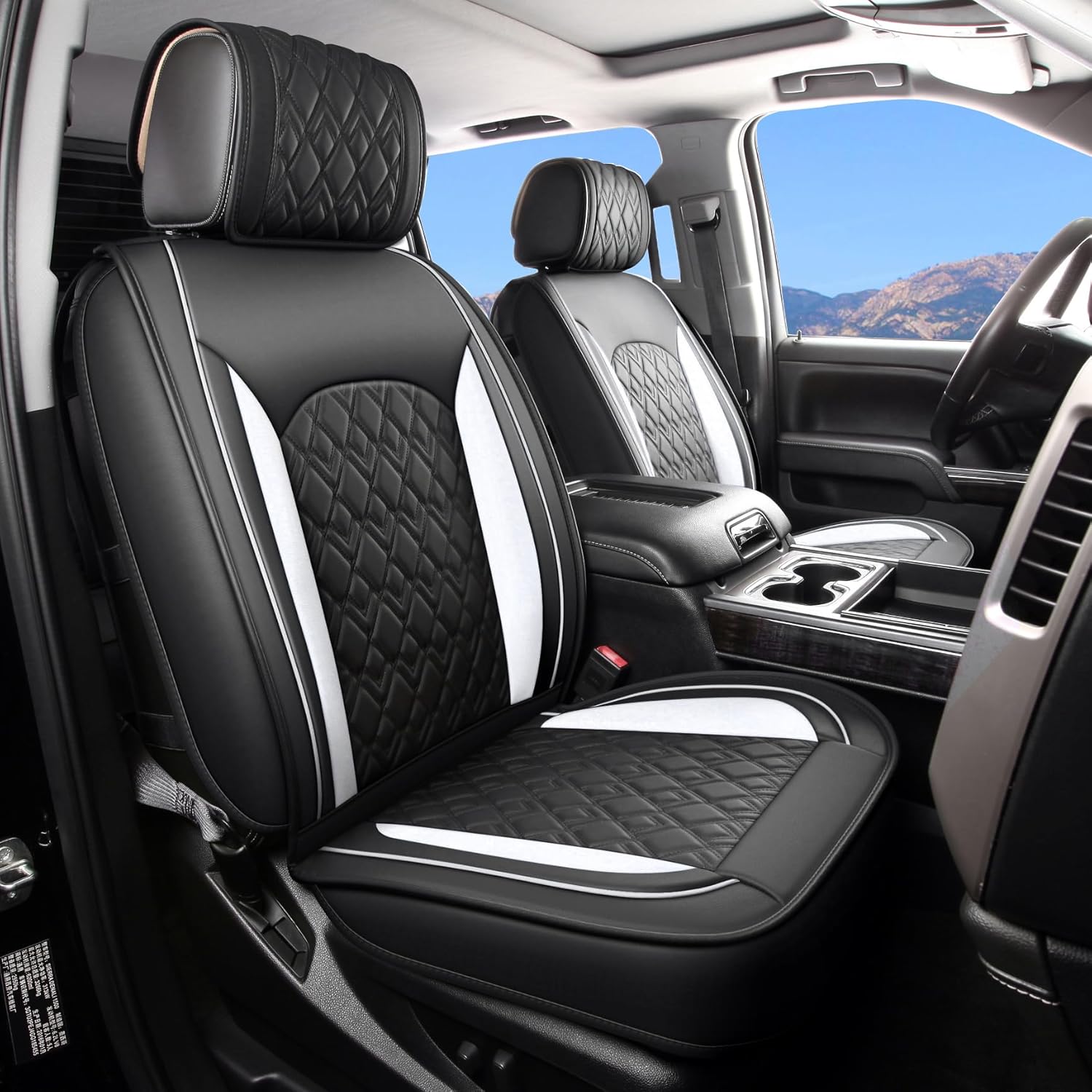 Custom Fit Leather Seat Covers for Chevy Silverado & GMC Sierra