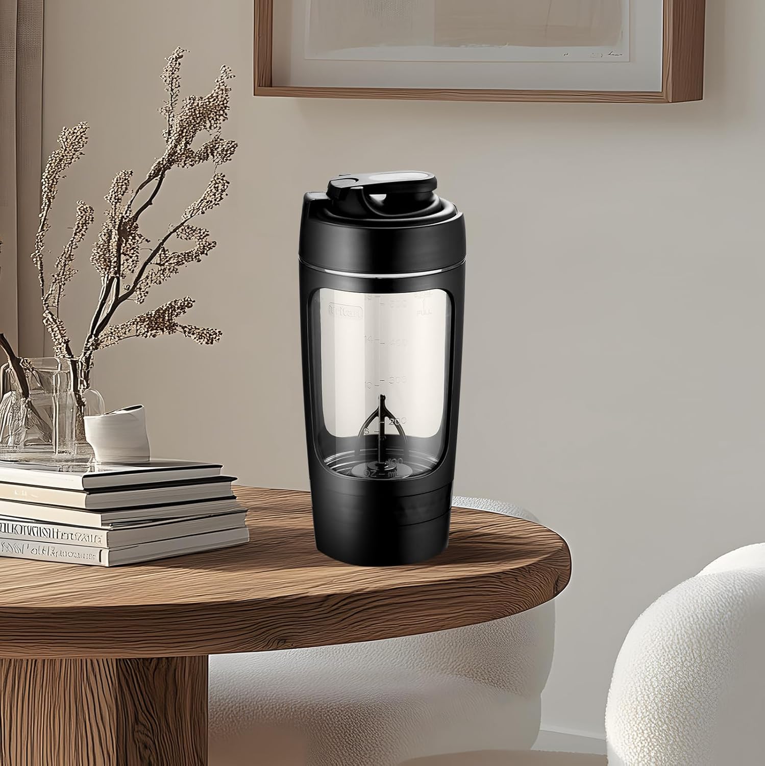 USB Rechargeable Electric Shaker - Smoothes Protein Quick!