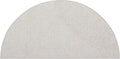 Ambiant Off White Half Round Area Rug 72ft x 144ft - Soft, Pet