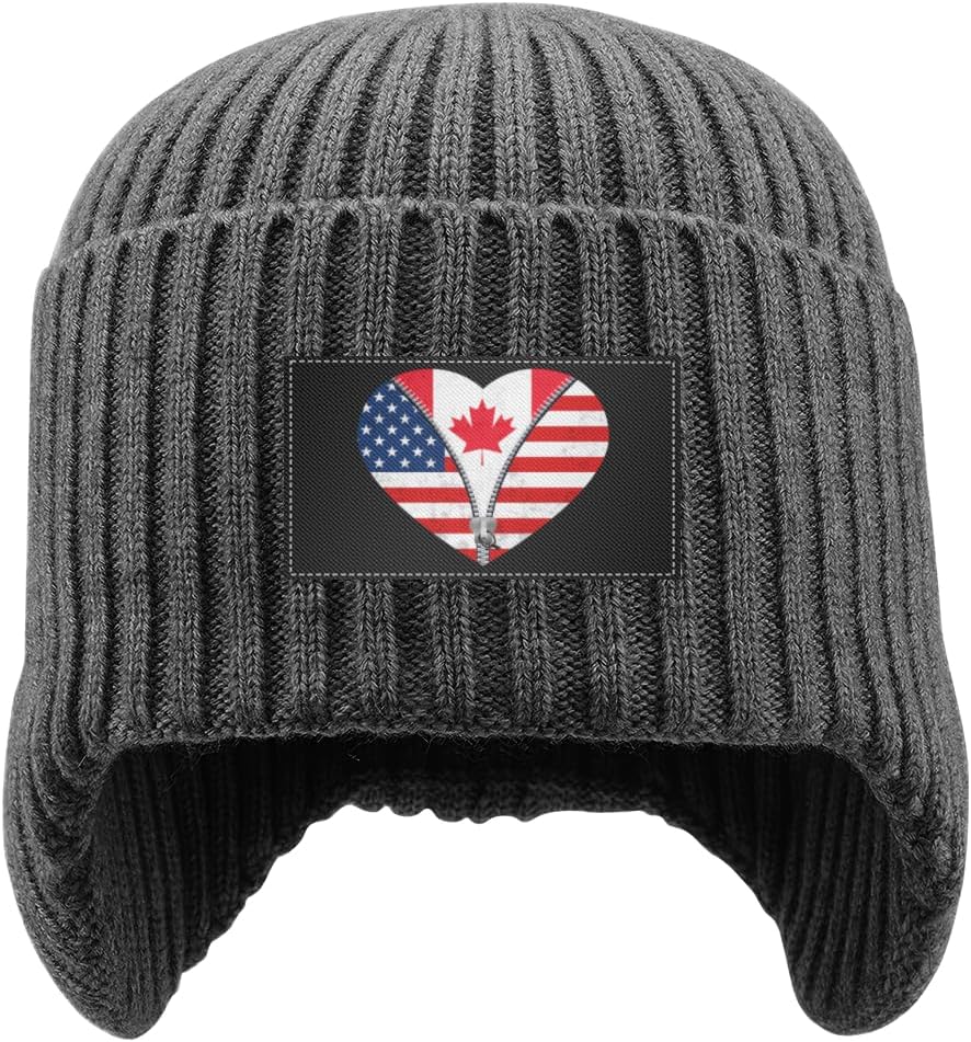 Knitted Fleece-Lined Beanie: Warmth & Style!