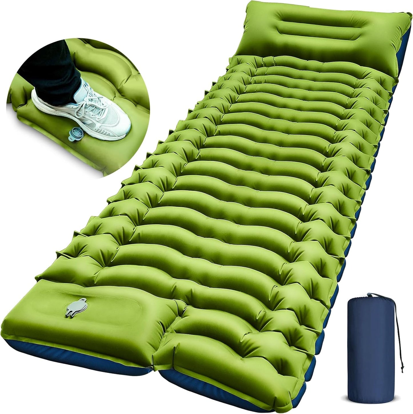 Ultra Comfy Camping Pad with Built-In Pump - FUN PAC