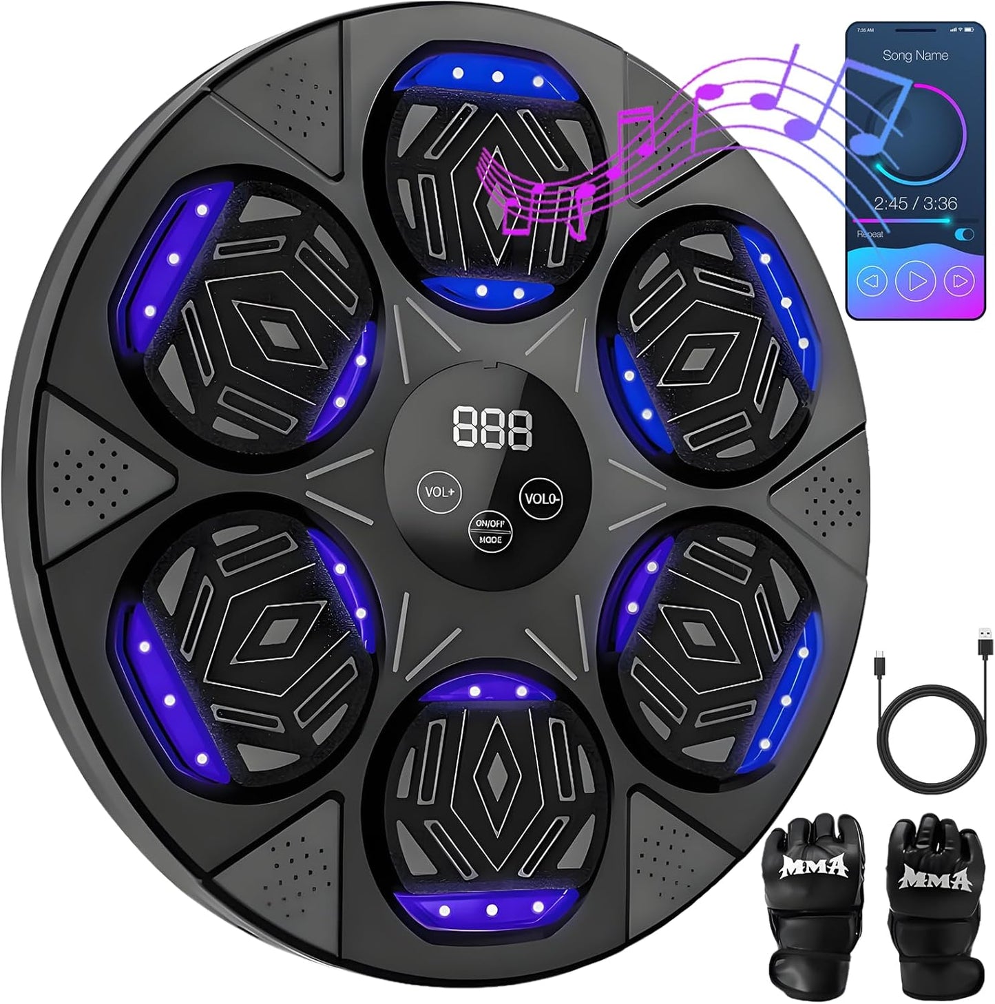 2025Upgrade Bluetooth Boxing Trainer