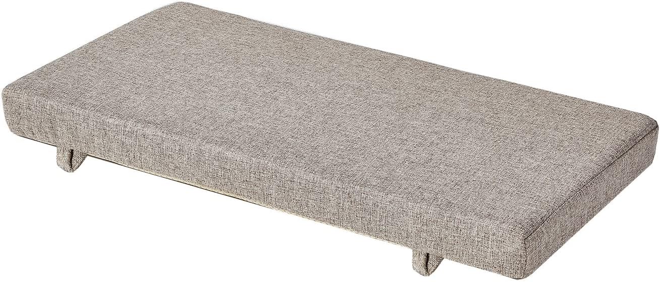 44x14 Inch Piano Bench Cushion for Indoor Shoe Storage