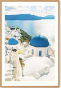 27x40 Picture Frame with Mat for 24x36 - Solid Oak Wood Poster Frame