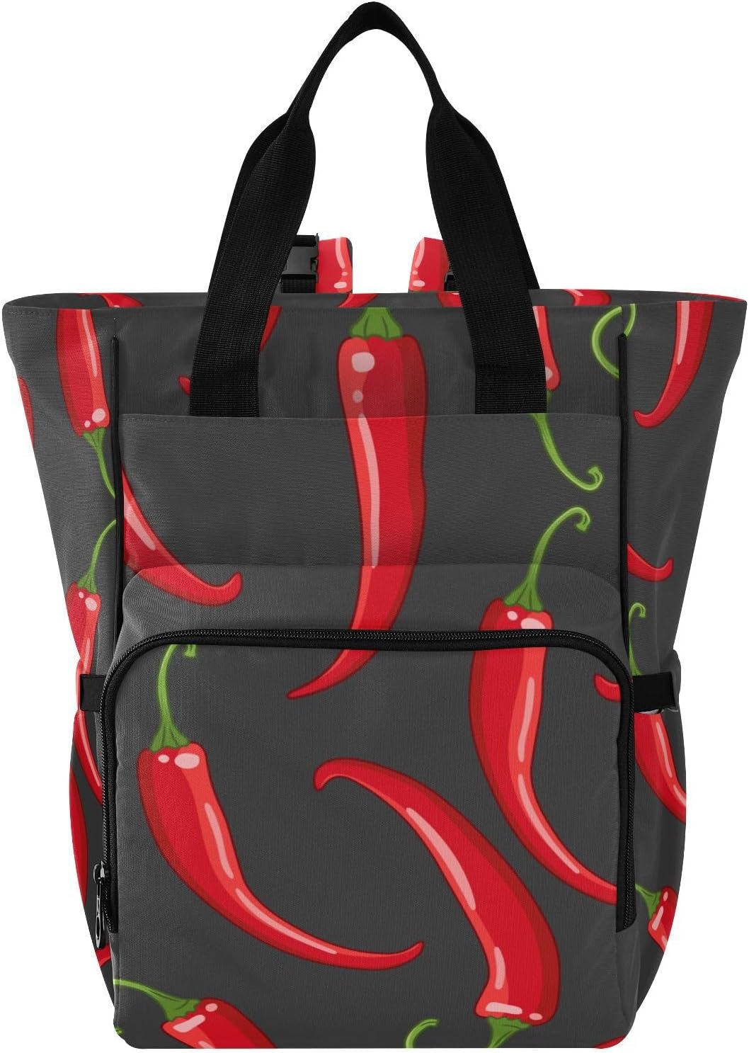 SPRIPORT Chili Peppers Diaper Backpack: Ultimate Baby Travel Bag
