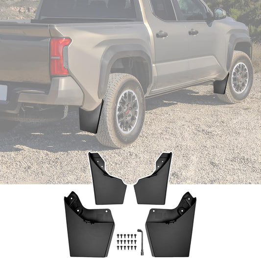 JTYZSM Mud Flaps for 2024-2025 Toyota Tacoma - No Drill