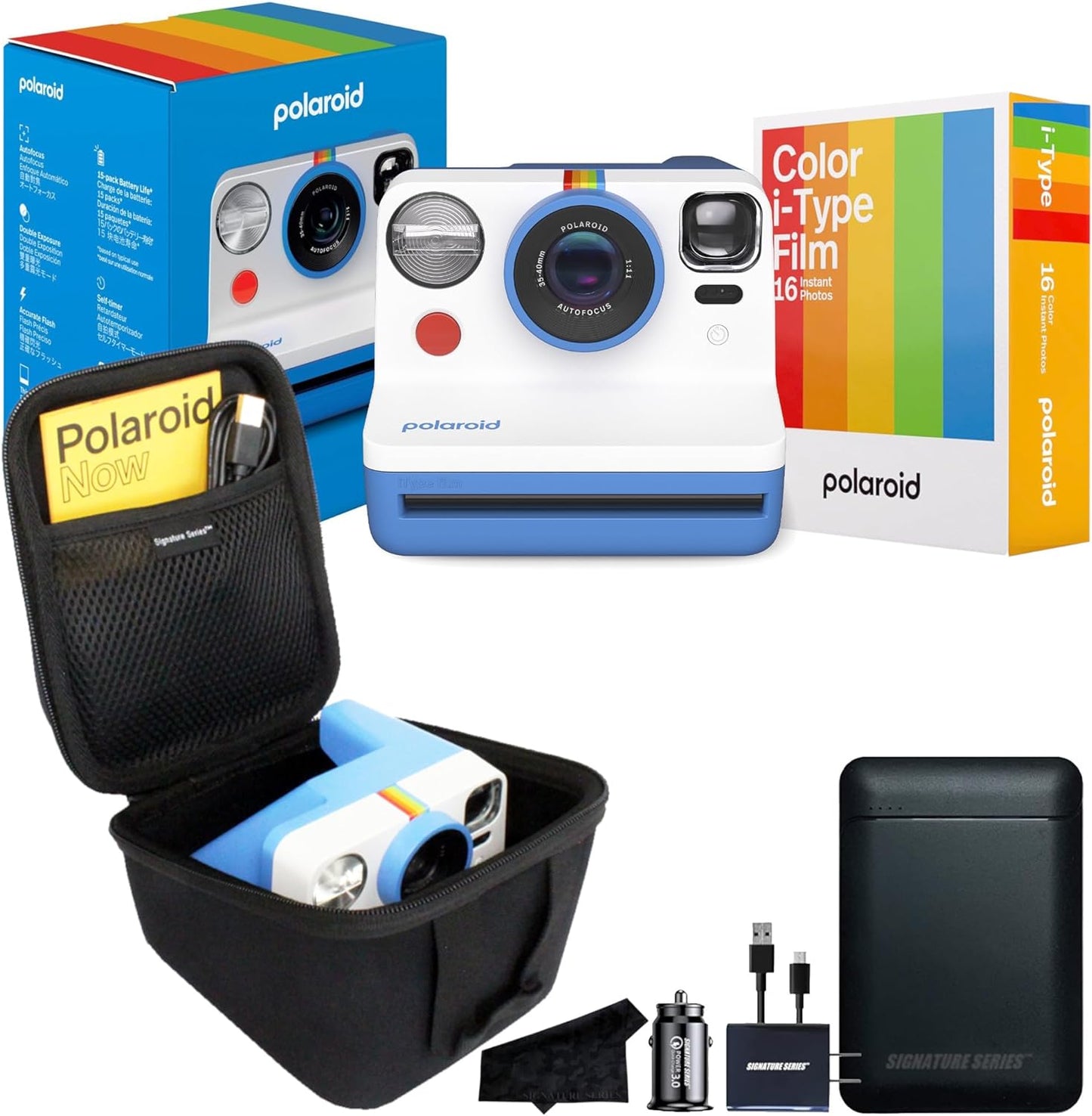 Capture Memories Instantly | Polaroid I-Type Camera Bundle