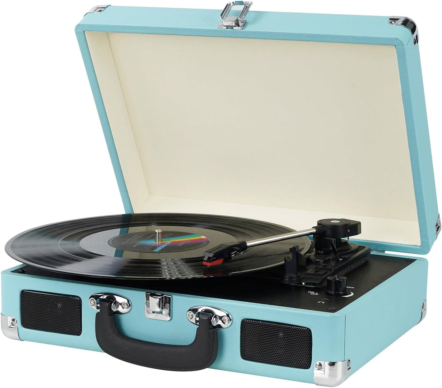 Vinyl Record Player with Built-in Speakers for Nostalgic Music