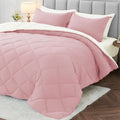 Full Comforter Set Reversible Bed in a Bag Full Size - Soft All Season
