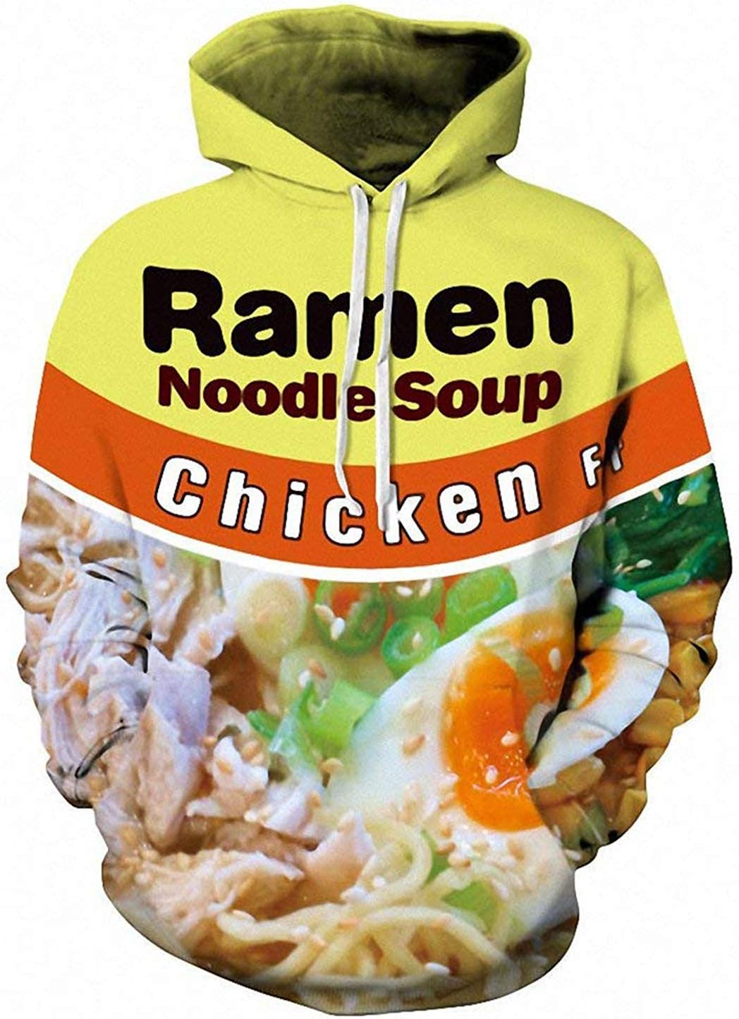 3D Ramen Soup Hoodie - Cozy Beef Sweatshirt