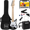 30in Electric Guitar Starter Kit - Amplifier, Strap, Gig Bag - Black
